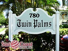 Twin Palms Signage